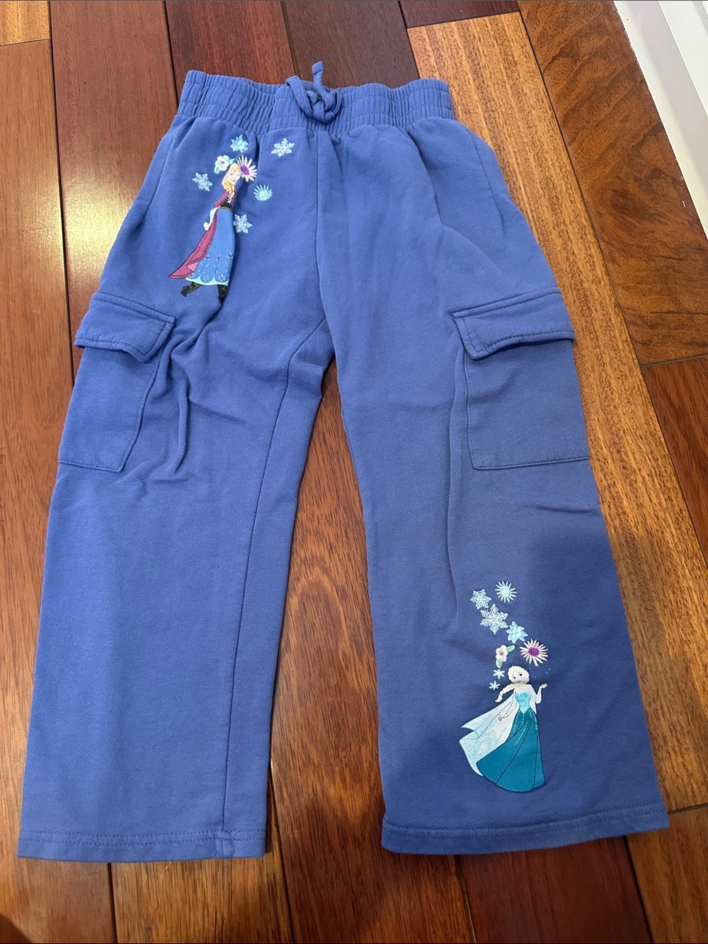 Elsa/ Frozen girls cargo sweatpants